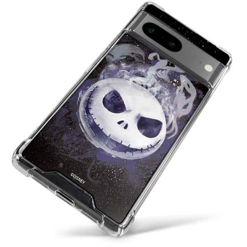 Disney The Nightmare Before Christmas Jack Skellington Face Art Google Pixel 8 Clear Case